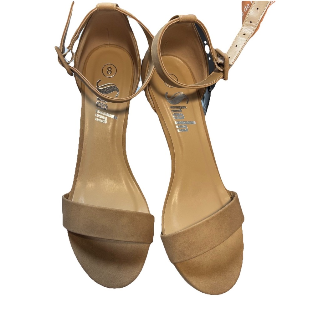 SHEIN Chunky Platform Heel Sz 8 Wide Comfort Business Party Formal Office - Picture 2 of 6